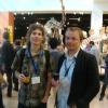 Image: Jakub and Zdenek somewhat blurry at a conference reception in Minnesota Science Museum